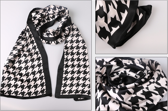 真絲圍巾 男士圍巾 印花圍巾