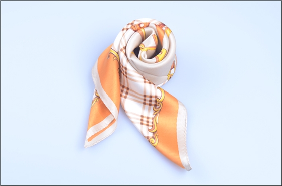 真絲圍巾 印花圍巾 女士方巾