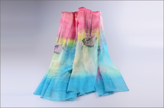 防曬絲巾 真絲圍巾 圍巾批發(fā) 女士圍巾