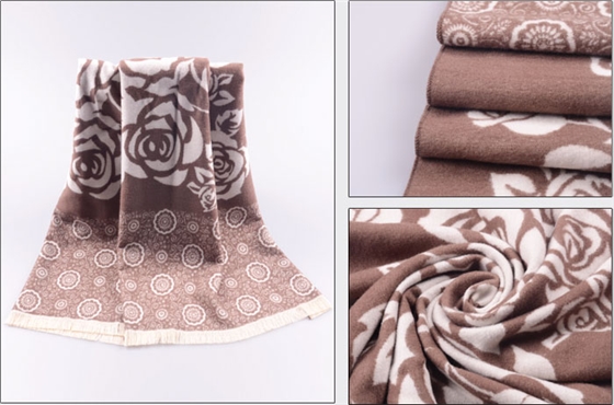 拉絨披肩 提花披肩 女士披肩 圍巾批發(fā)