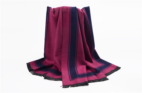 女士邊框披肩,提花邊框披肩,秋冬女士披肩,女士時(shí)尚披肩