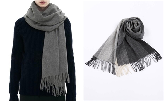 男士羊絨圍巾