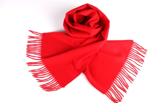 中國紅圍巾