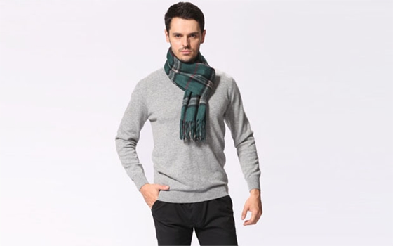 男士羊絨圍巾
