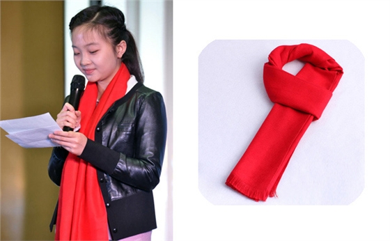 紅圍巾 紅圍巾