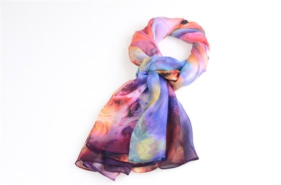 雪紡絲巾 雪紡絲巾