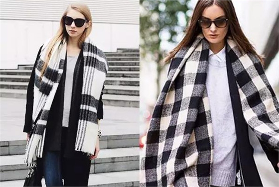 格子圍巾批發(fā)