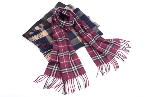 羊毛圍巾 男士圍巾 格子圍巾