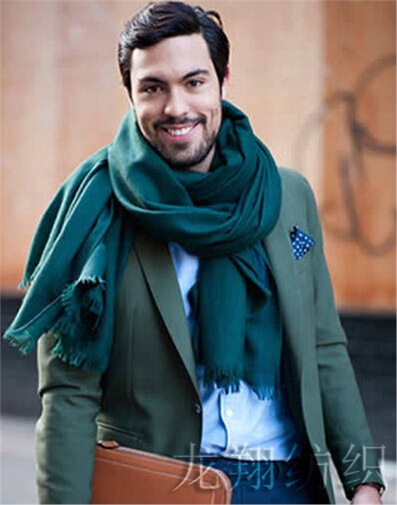 男士流蘇圍巾