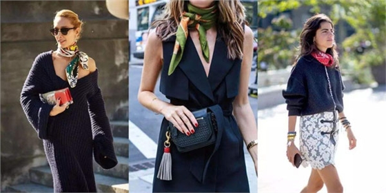 上班族絲巾系法 上班族絲巾系法