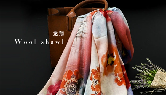 真絲油畫(huà)披肩 真絲油畫(huà)披肩