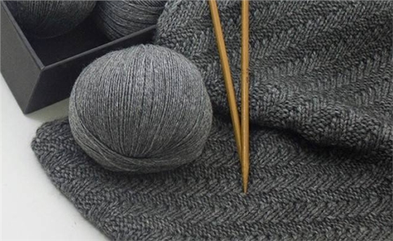 羊絨圍巾編織方法