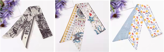 長(zhǎng)條絲巾圖