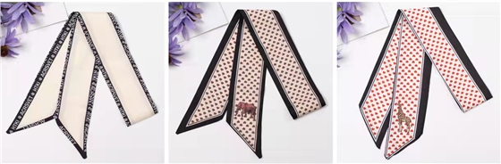 波點(diǎn)絲巾圖