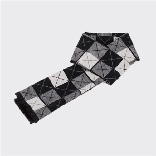 時(shí)尚格子圍巾