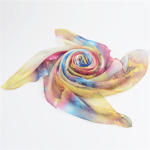 女士新款印花絲巾