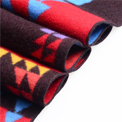 女士提花真絲披肩