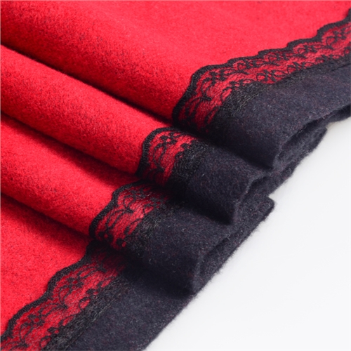 新款拉絨口袋披肩