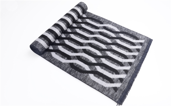 鉤織毯子,高檔毯子 羊毛毯圖