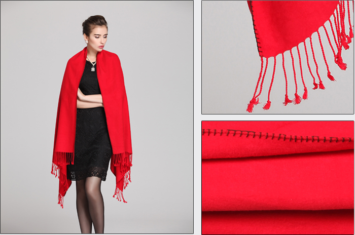 紅色披肩 竹纖維披肩 拉絨披肩 紅色披肩 竹纖維披肩 拉絨披肩