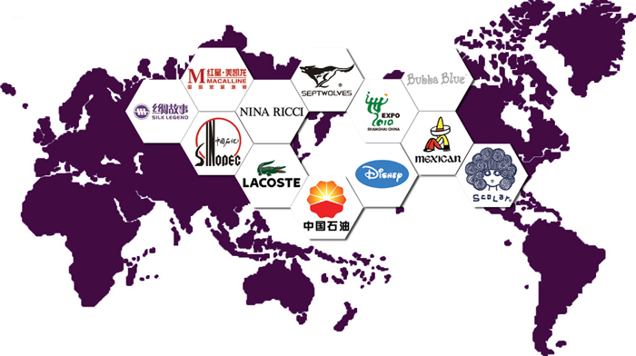 龍翔圍巾合作客戶 龍翔圍巾合作客戶