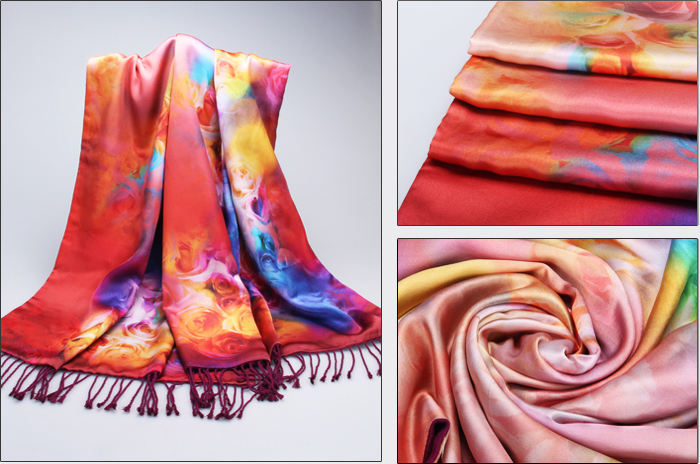 真絲披肩 印花披肩 真絲披肩 印花披肩