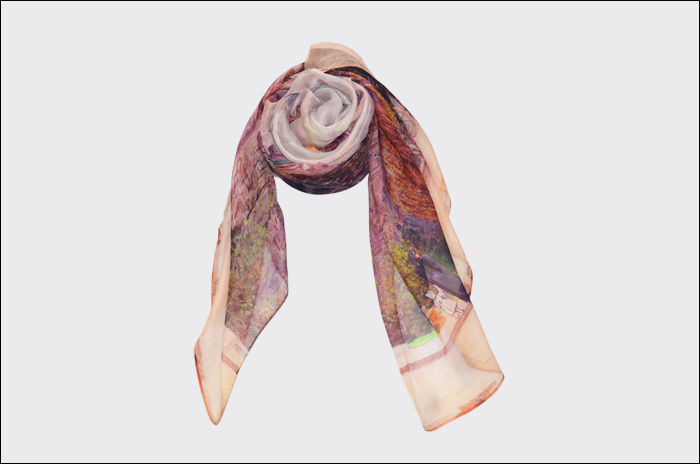 真絲圍巾 印花圍巾 真絲圍巾 印花圍巾