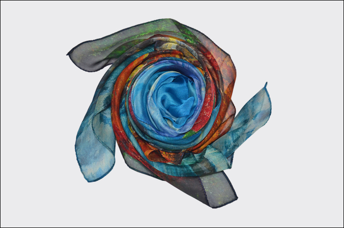 印花圍巾 真絲圍巾 圍巾批發(fā)