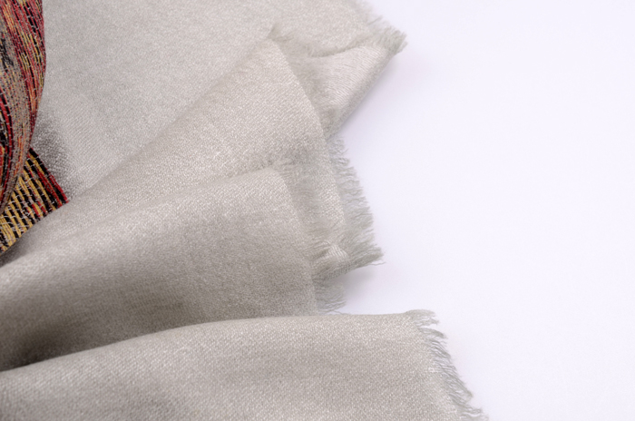 羊絨圍巾 提花圍巾 腰果花披肩