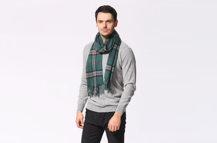 男士羊絨圍巾 格紋圍巾 男士羊絨圍巾 格紋圍巾