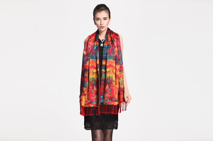 真絲披肩 印花披肩 復合披肩 披肩定制 真絲披肩 印花披肩 復合披肩 披肩定制