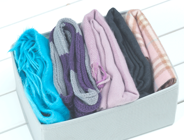 圍巾怎么收納 圍巾怎么收納