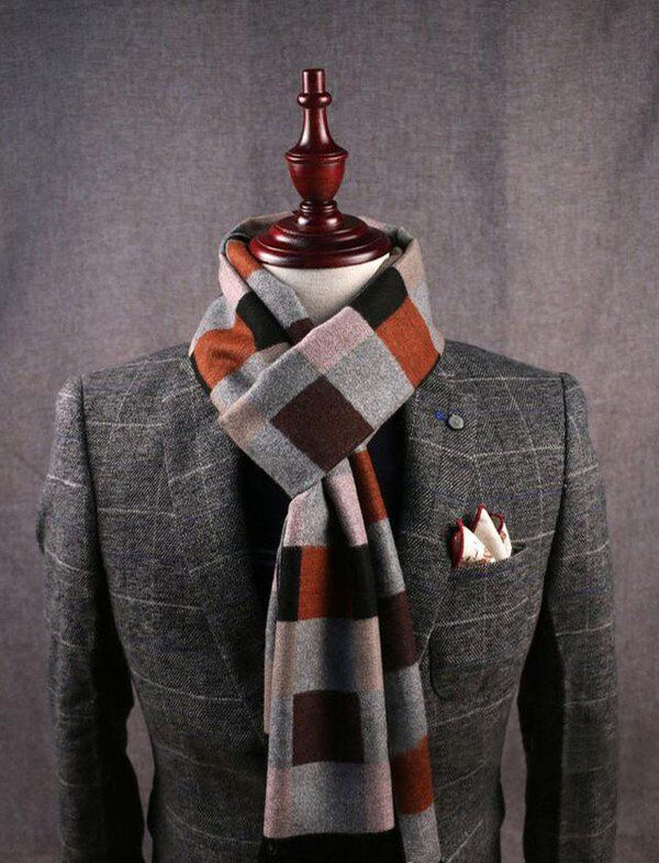 男士圍巾搭配2 男士圍巾搭配2