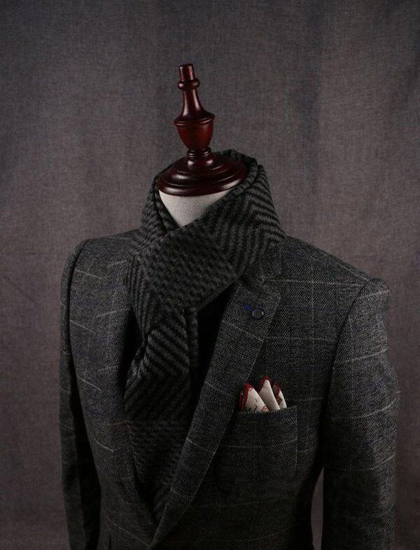 男士圍巾搭配7 男士圍巾搭配7