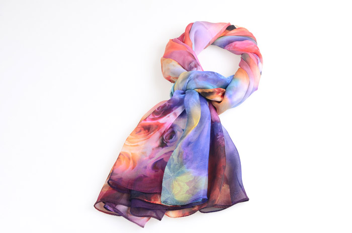 雪紡絲巾 雪紡絲巾