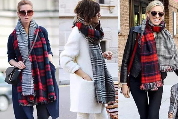 格子圍巾批發(fā)