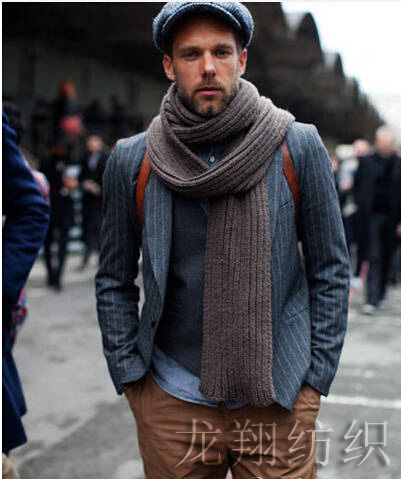 針織男士圍巾 針織男士圍巾