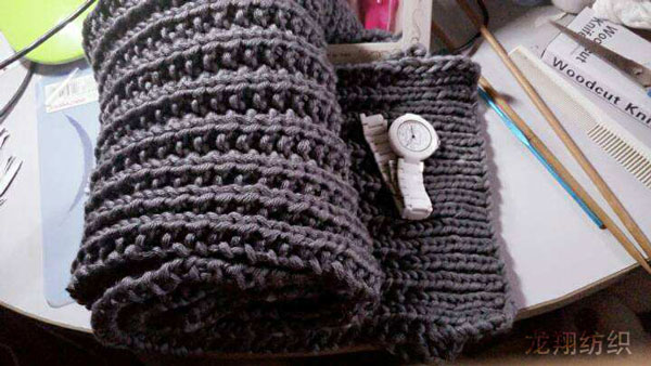 男士圍巾花樣-魚骨針 男士圍巾花樣-魚骨針