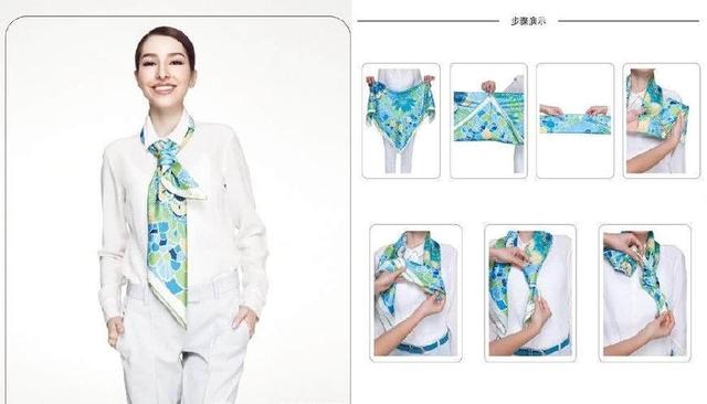 絲巾圍法十、絲巾也可以很帥氣