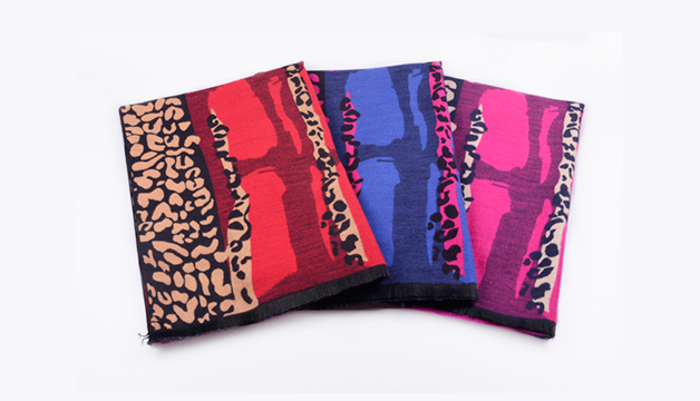 時尚女士豹紋披肩 時尚女士豹紋披肩