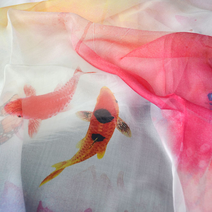 如魚得水絲巾細節(jié)圖