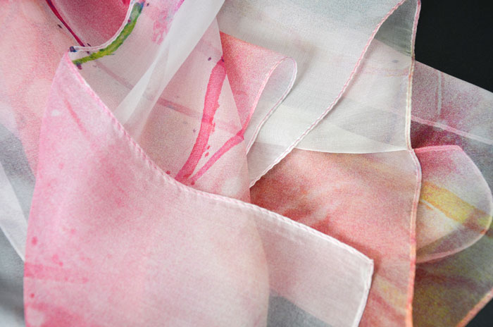 如魚得水絲巾細節(jié)圖