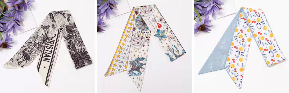 長(zhǎng)條絲巾圖