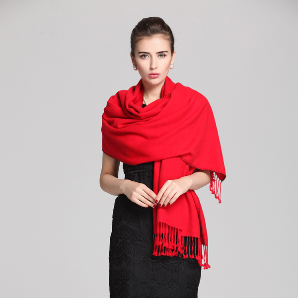 紅色竹纖維披肩 紅色竹纖維披肩