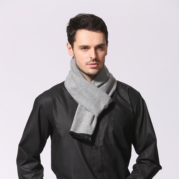 男士灰色圍巾 男士灰色圍巾