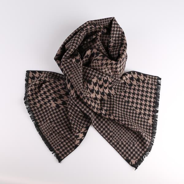 新款千鳥格圍巾 新款千鳥格圍巾