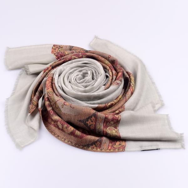 腰果花羊絨圍巾 腰果花羊絨圍巾