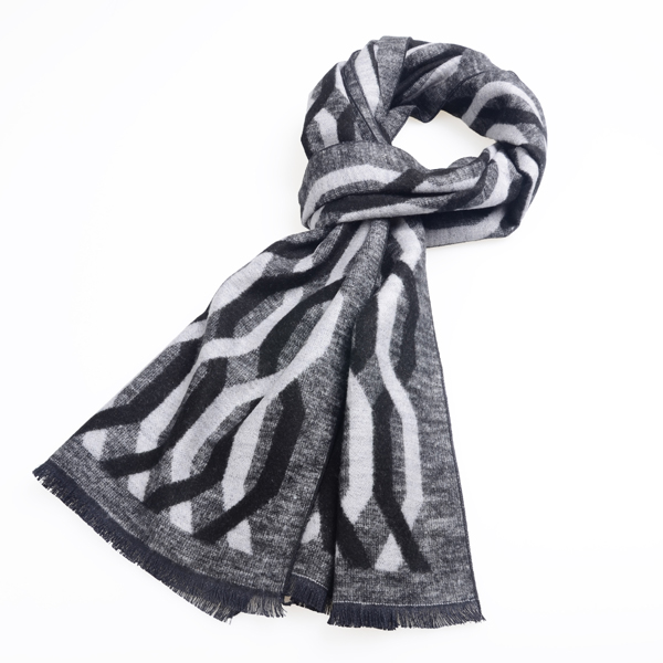 男士真絲條紋圍巾 男士真絲條紋圍巾