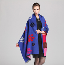 提花拉絨披肩 提花拉絨披肩