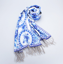 青花瓷復(fù)合披肩 青花瓷復(fù)合披肩